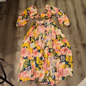 Floral Multicolor Skirt Set